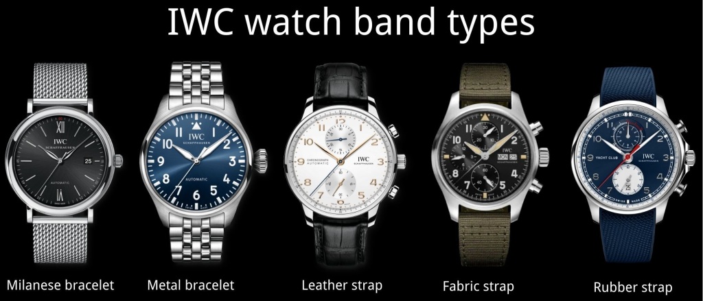 Customize your IWC Portuguese handmade strap with the luxury of an alligator leather strap